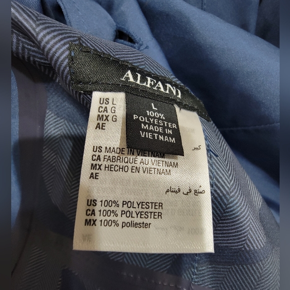 Alfani Macintosh Button Front Outerwear Overcoat Men's Jacket - Picture 2 of 5